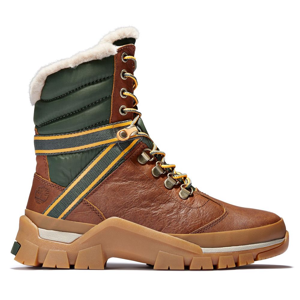 Botas de Nieve Timberland Argentina Mujer - Jenness Falls Waterproof Insulated - Marrones - ZTMYSQ-0